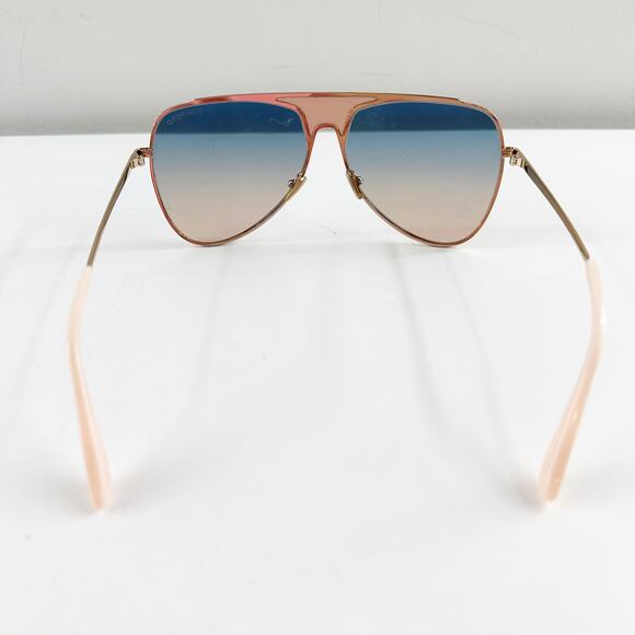 Tom Ford Gold and Blue Gradient Sunglasses - Picture 5 of 10